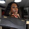 Handmade Black Leather Bag – The Braids Brand Ghana