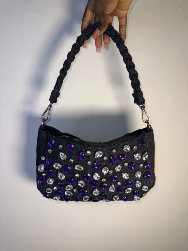 Beaded Jean shoulder bag – The Braids Brand Ghana