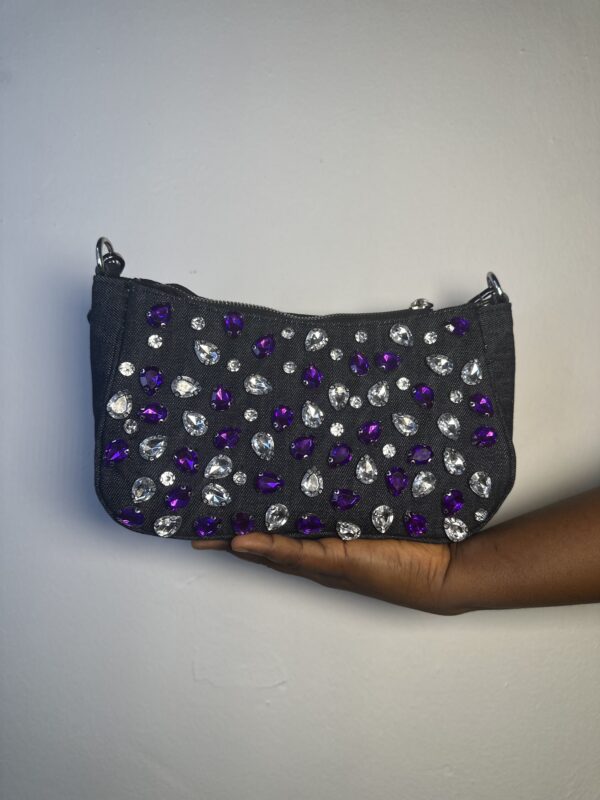 Beaded Jean shoulder bag – The Braids Brand Ghana