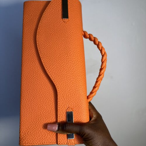 range handmade leather curved flap – The Braids Brand Ghana