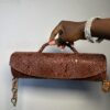 Brown handmade leather bag – The Braids Brand Ghana