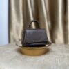 Mini handmade leather handbag in brown – The Braids Brand Ghana