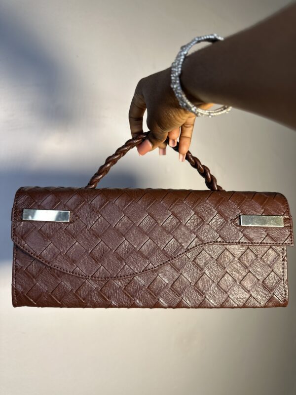 Brown handmade leather bag – The Braids Brand Ghana