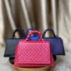Mini handmade leather handbag in pink – The Braids Brand Ghana