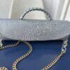 Handmade grey Cylinder leather bag - The braids Brand