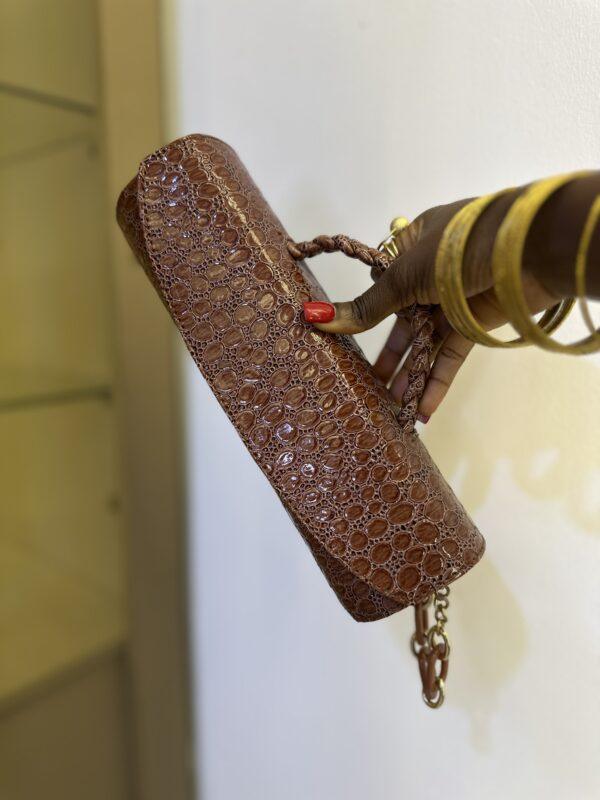 Brown Cylinder bags- The braids Brand