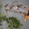 Handmade tiger print leather bag - The braids Brand