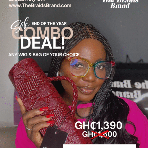 End of Year Combo Sale — Any Wig & Bag for ₵1,390