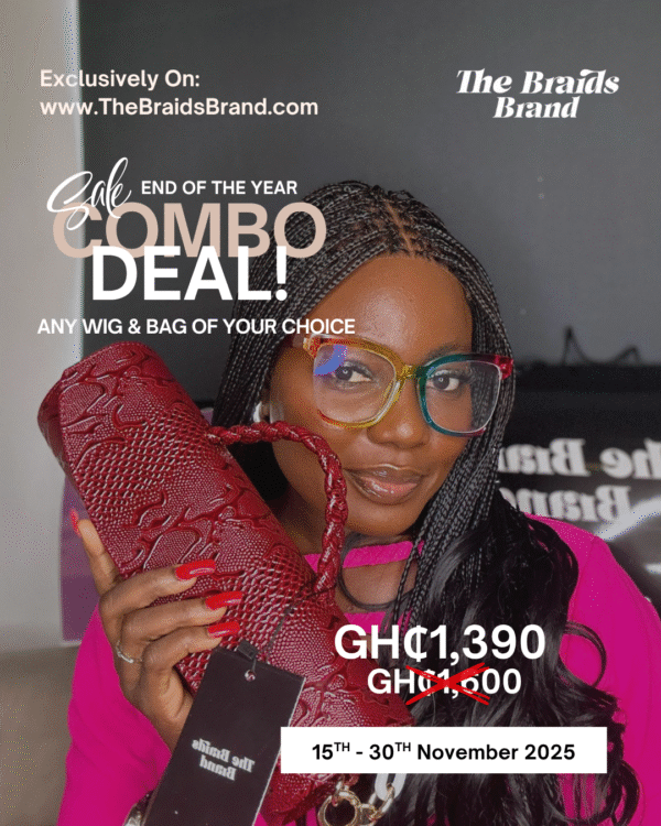 End of Year Combo Sale — Any Wig & Bag for ₵1,390